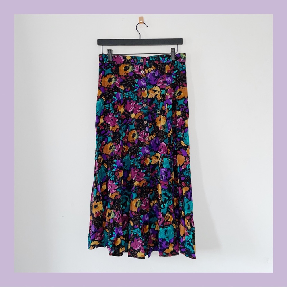 VINTAGE FLORAL SKIRT
